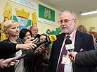 Head of the OSCE/ODIHR election observation mission Jacques Faure in Gomel