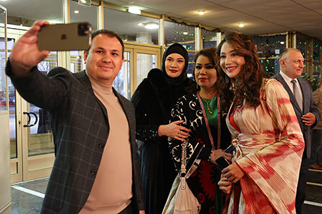 Guests at the opening ceremony of the 27th Minsk International Film Festival Listapad