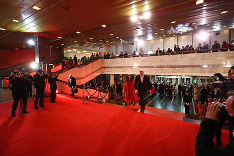 Guests at the opening ceremony of the 27th Minsk International Film Festival Listapad