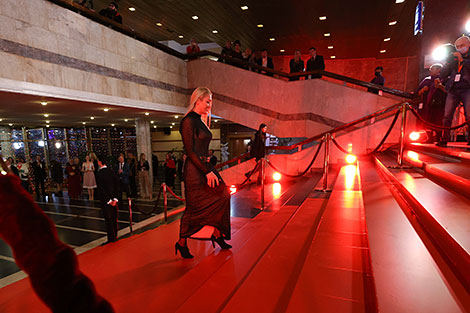 Guests at the opening ceremony of the 27th Minsk International Film Festival Listapad