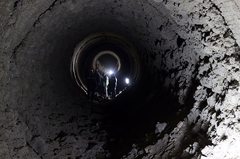 Furnace repair at Krichevtsementnoshifer