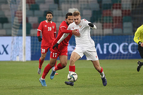 Belarusian footballers defeat Jordanians in the last match of the season