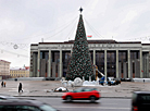 National Christmas tree on Oktyabrskaya Square