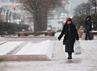 В Минске выпал первый снег