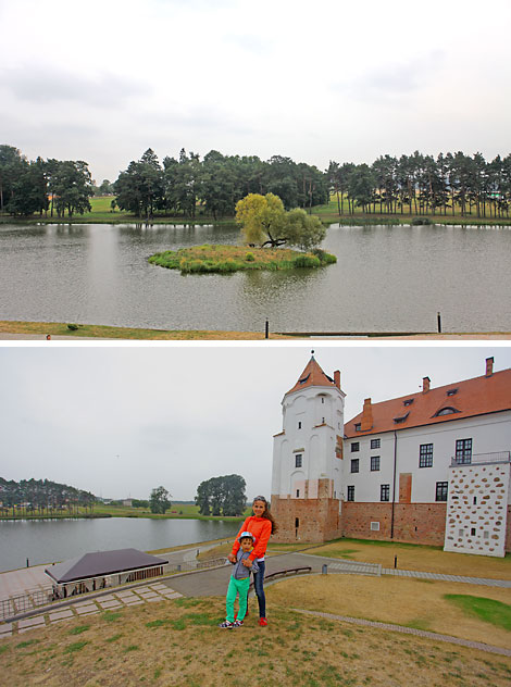 Возера каля Мірскага замка