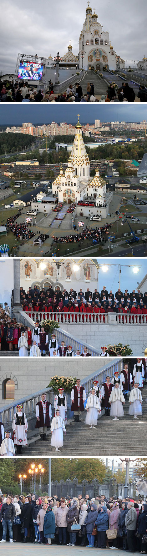 Prayer for Belarus at All Saints Memorial Church in Minsk