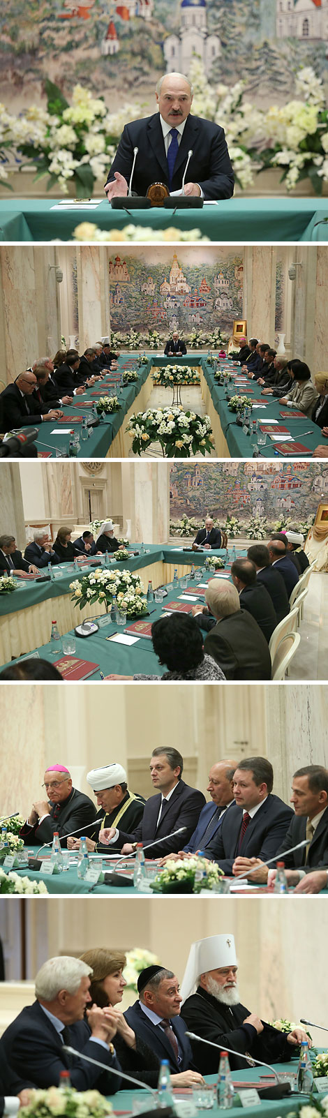 Meeting of the head of state with leaders of national and religious associations