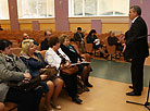 Nikolai Ulakhovich meets with voters in Grodno