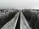Іней у Гродзенскім раёне