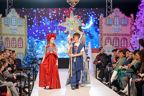 Christmas Fashion Show at National Beauty School