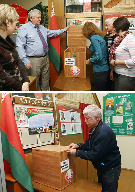 Early voting in Grodno