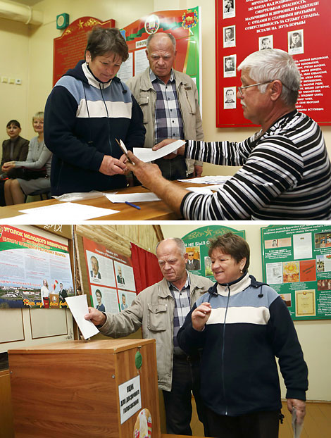 Early voting in Grodno