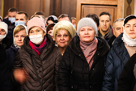 Рождественское богослужение в Свято-Симеоновском кафедральном соборе в Бресте