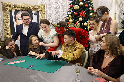 New Year's ball in Bolshoi Theater