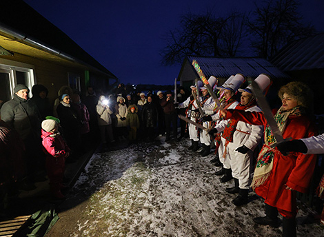 Kolyady Tsars rite in Semezhevo