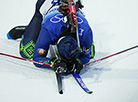 Anton Smolski at the finish line