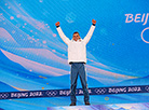 Anton Smolski is awarded an Olympic silver medal 