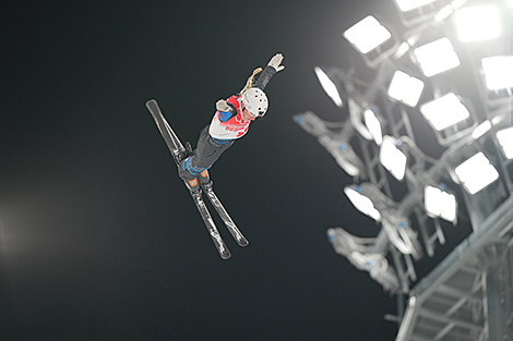 Hanna Huskova in Women’s Aerials Final