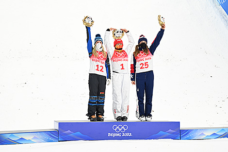 Hanna Huskova of Belarus claims silver in Women’s Aerials