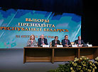 Прэс-канферэнцыя па выніках правядзення экзітполаў прайшла ў інфармацыйным цэнтры ЦВК