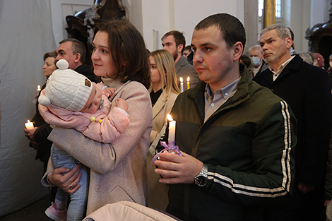 Пасхальное богослужение в гродненском Фарном костеле 