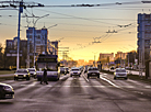 Закат в Бресте