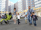 New apartments for families with many children in Minsk