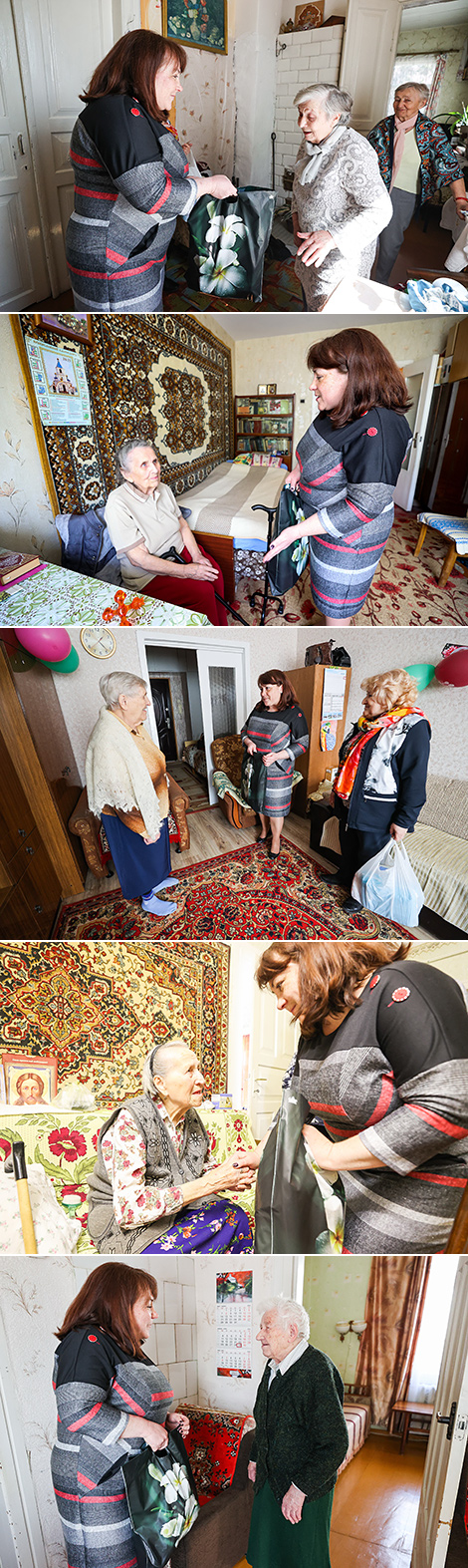 In Pinsk, Great Patriotic War witnesses receive Victory Day greetings