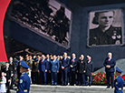 亚历山大·卢卡申科参加了明斯克胜利日的庆祝活动