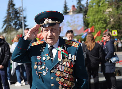 Aleksandr Lukashenko talked to the veterans of the Great Patriotic War