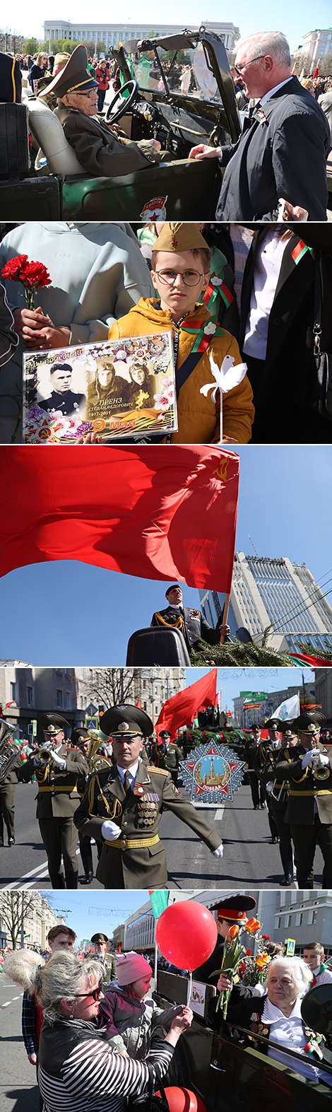 Шэсце-парад №Перамога ў сэрцах пакаленняў