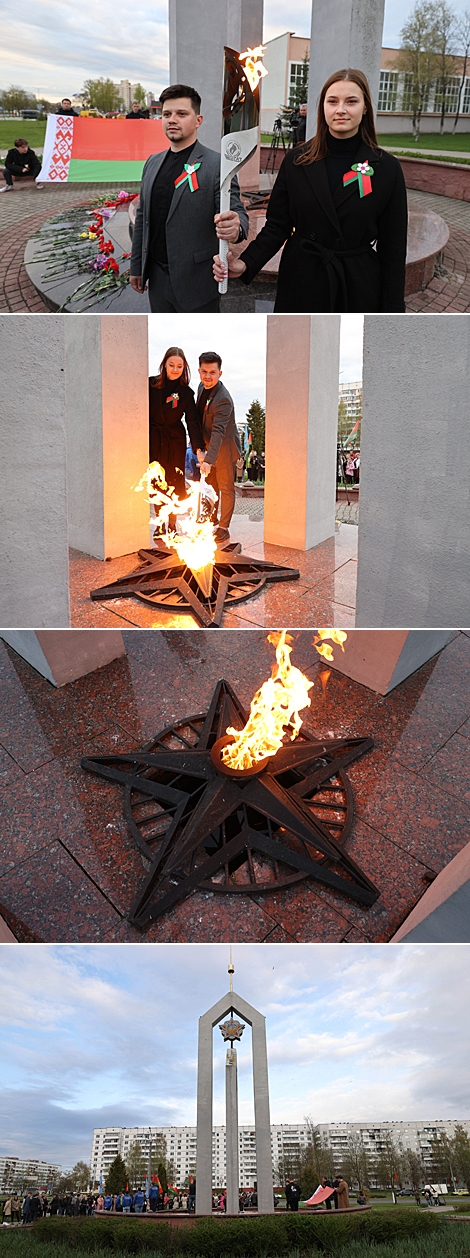 Ceremony to light Eternal Flame in Vitebsk