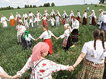 Абрад "Пахаванне стралы" правялі ў Веткаўскім раёне