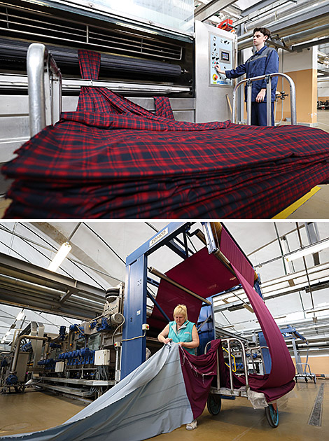 Kamvol is the biggest CIS producer of pure-wool and half-woolen fabrics