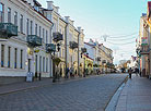 Central streets in Grodno