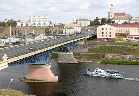 Від на Стары мост у Гродна