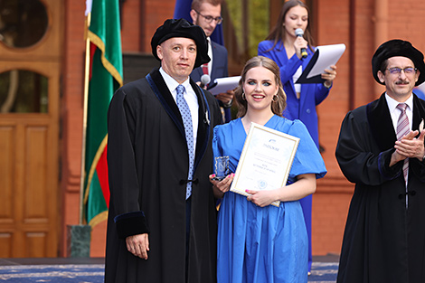 Цырымонія ўшаноўвання лепшых выпускнікоў БДУ