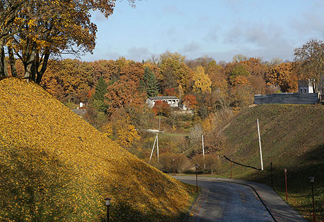 Асенні пейзаж у Гродна