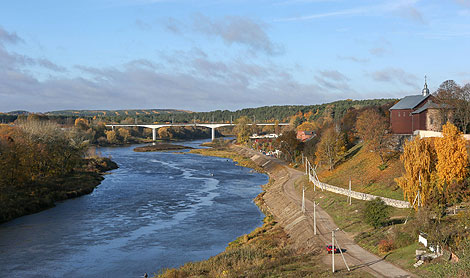 Neman River bank in Grodno