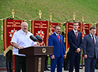 Аляксандр Лукашэнка прыняў удзел ва ўрачыстым мерапрыемстве на Кургане Славы