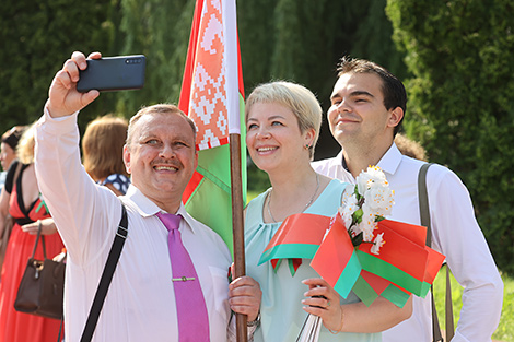 Віцябчане святкуюць Дзень Незалежнасці