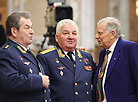 Знаменитые белорусские космонавты Владимир Коваленок и Петр Климук, нобелевский лауреат Жорес Алферов