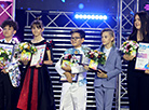 An award ceremony of the International Children’s Song Contest 