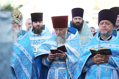 Cвяточнае богаслужэнне ў гонар Мінскай іконы Божай Маці