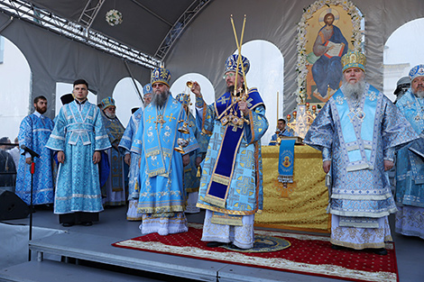 Cвяточнае богаслужэнне ў гонар Мінскай іконы Божай Маці
