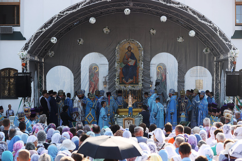 Cвяточнае богаслужэнне ў гонар Мінскай іконы Божай Маці