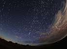 Perseid meteor shower in Grodno Oblast
