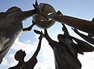 Sculptural composition dedicated to family in Orsha 