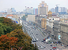 Bird's eye view of Minsk 