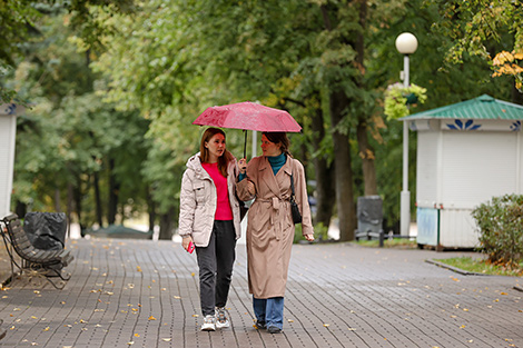 Stroll through the autumn Minsk 